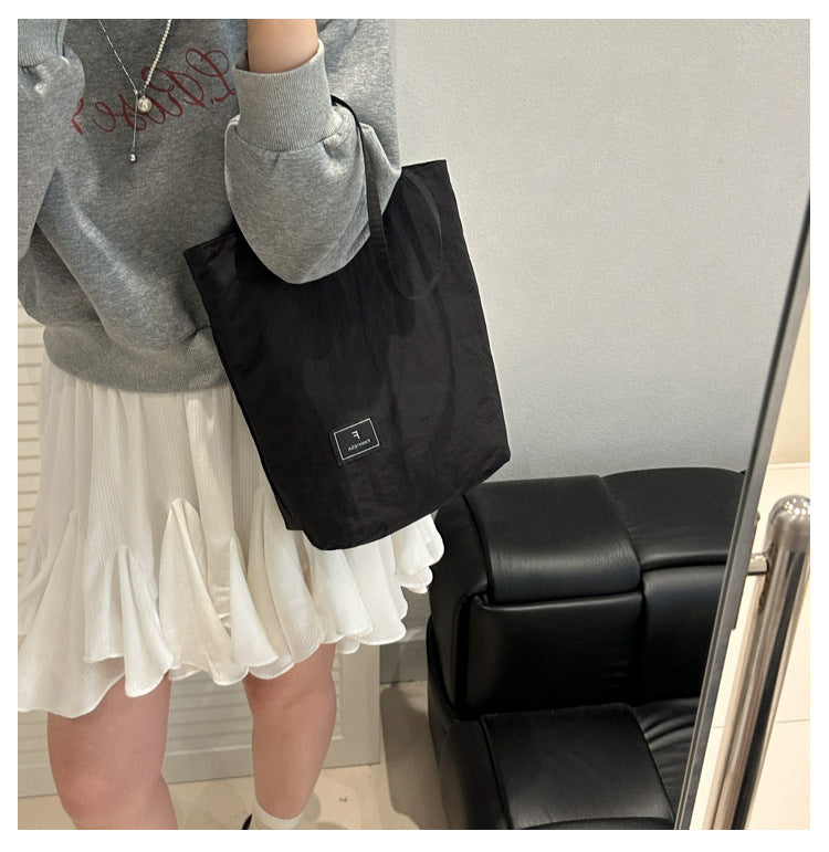 Foreign Trade New Solid Color Women's Bag Wholesale Large Capacity Women's Shoulder Bag Crossbody Bag ins Fashionable Versatile Commuter Bag