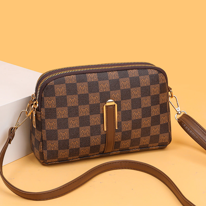 2834Yagelaisi Bag for Women New Simple Versatile Shoulder Bag Retro Trendy Crossbody Women's Bag Phone Bag
