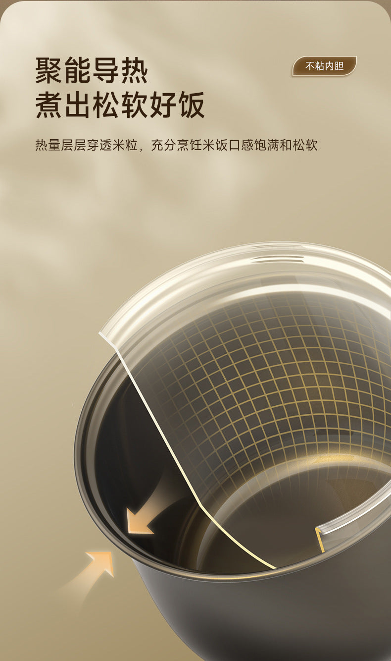 Germany Zemkon1.2L Small Rice Cooker1-2Home Dormitory Smart Small Mini Single Person Rice Cooker