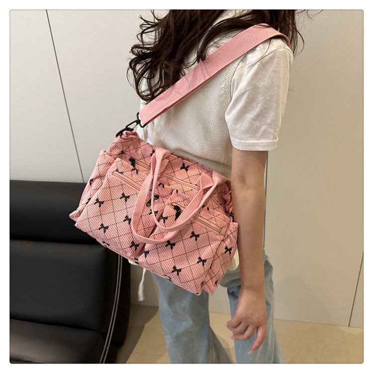 2025Summer New Simple Fashion Underarm Tote Bag This Year's Trendy Retro Commuter Shoulder Bag for Women