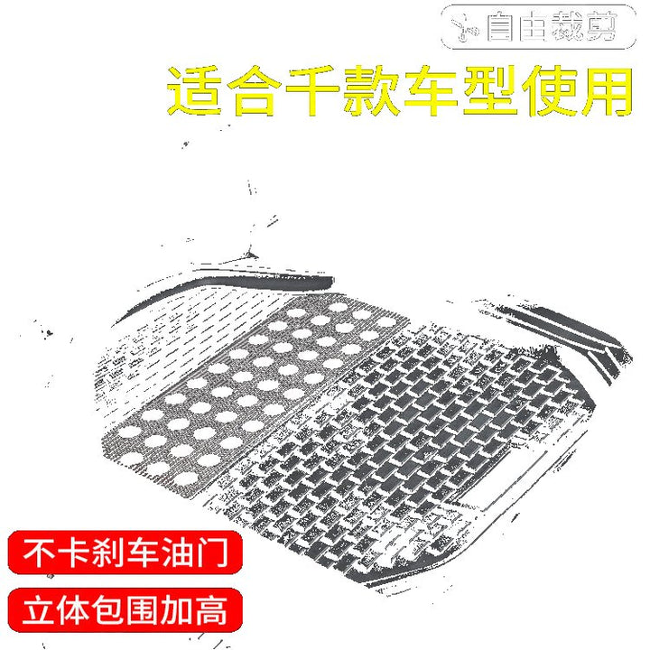 New Driver Side Waterproof Silicone Car Floor Mat – Anti-Slip Cuttable Carpet Pad
