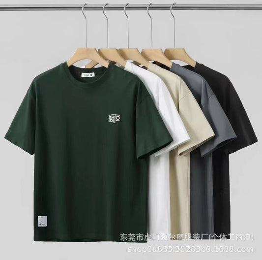 1688Wholesale Summer Men's Clothing Short Sleeve Loose Casual Men's Fashion T Shirt Running Around Selling Goods