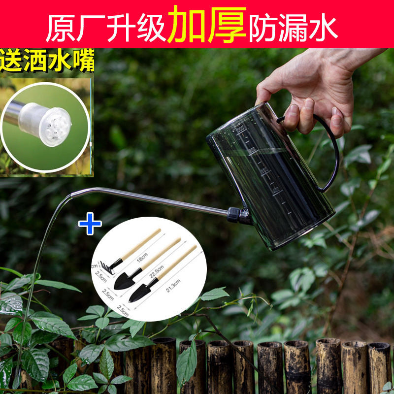 Stainless Steel Long Spout Watering Can High Aesthetic Home Use Watering Can for Green Plants Potted Plants Gardening Tool Factory