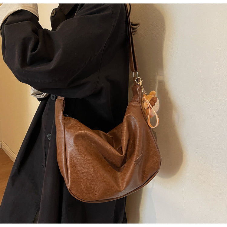 Niche Underarm Bag for Women2024New Autumn and Winter Fashion Retro Dumpling Bag High-end Versatile Shoulder Crossbody Bag