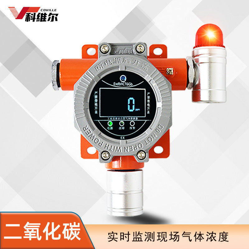 Industrial and Commercial Carbon Monoxide Carbon Dioxide Oxygen Ammonia Gas Alarm Toxic Gas Detector with Complete Qualifications