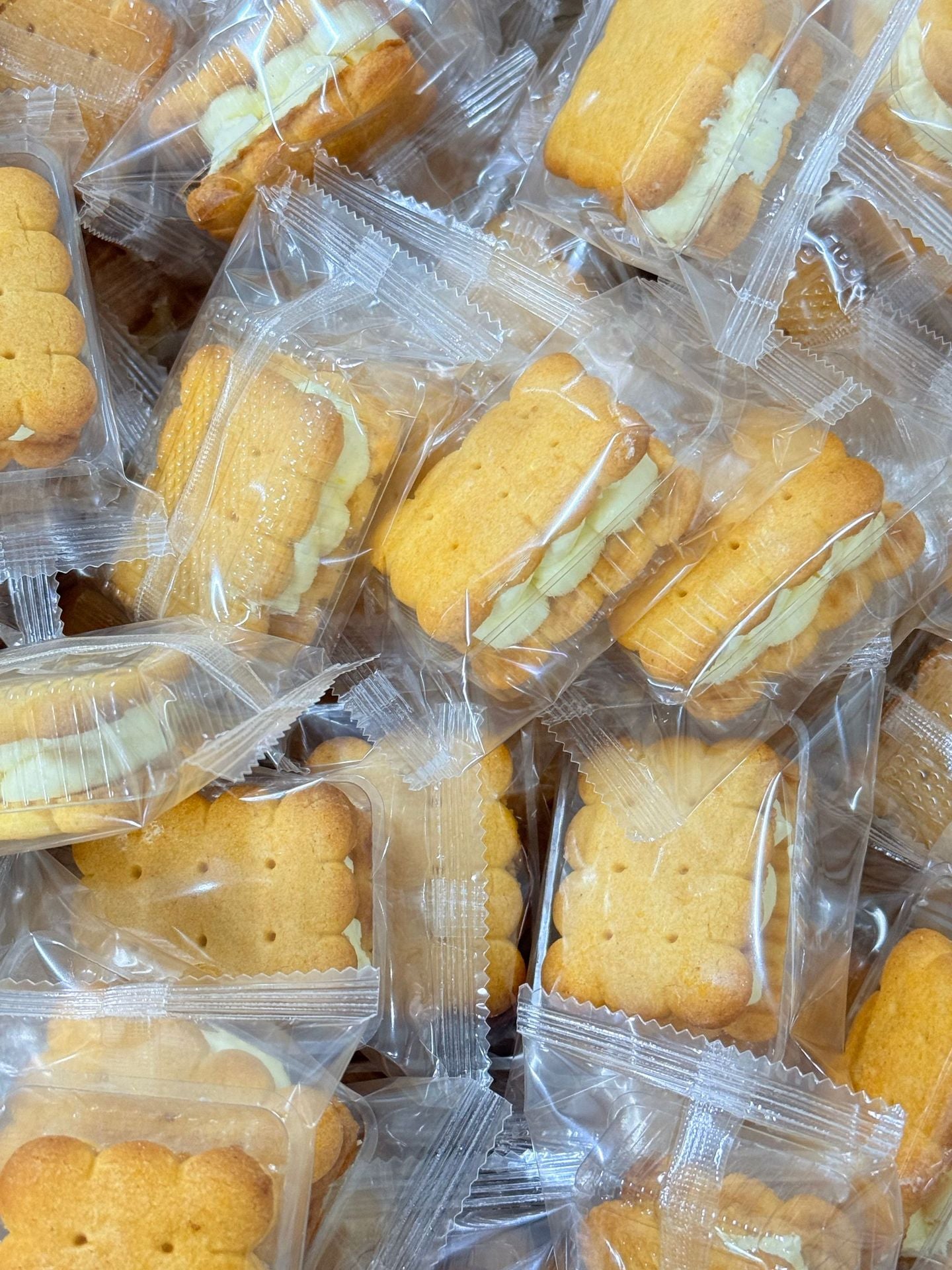 Frozen Chewy Butter Sandwich Cookies Matcha Chocolate Multi-flavor Ice Cream Texture Cake Snacks Factory