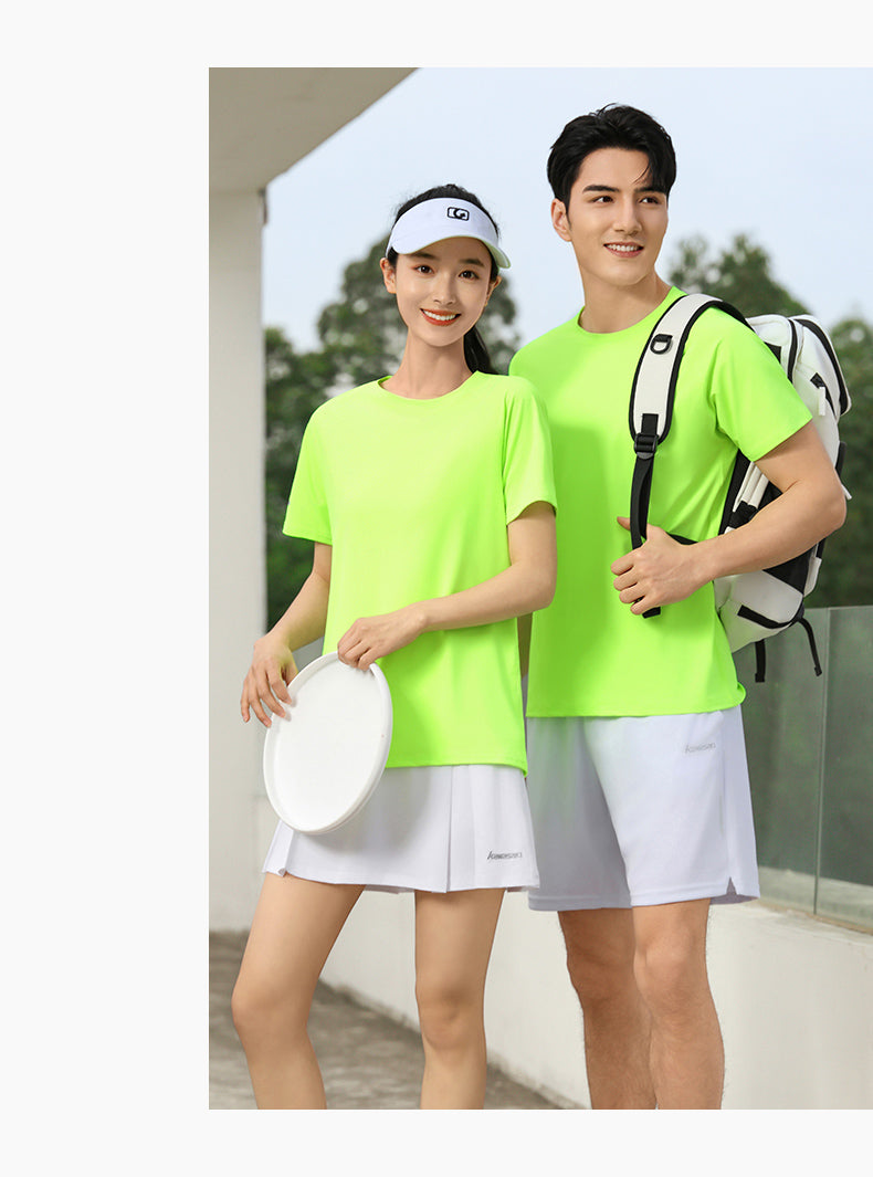 Ice Silk t T-shirt Customization logo Printed Short Sleeve Group Sports Advertising Cultural Shirt Workwear Quick-Dry Summer Men