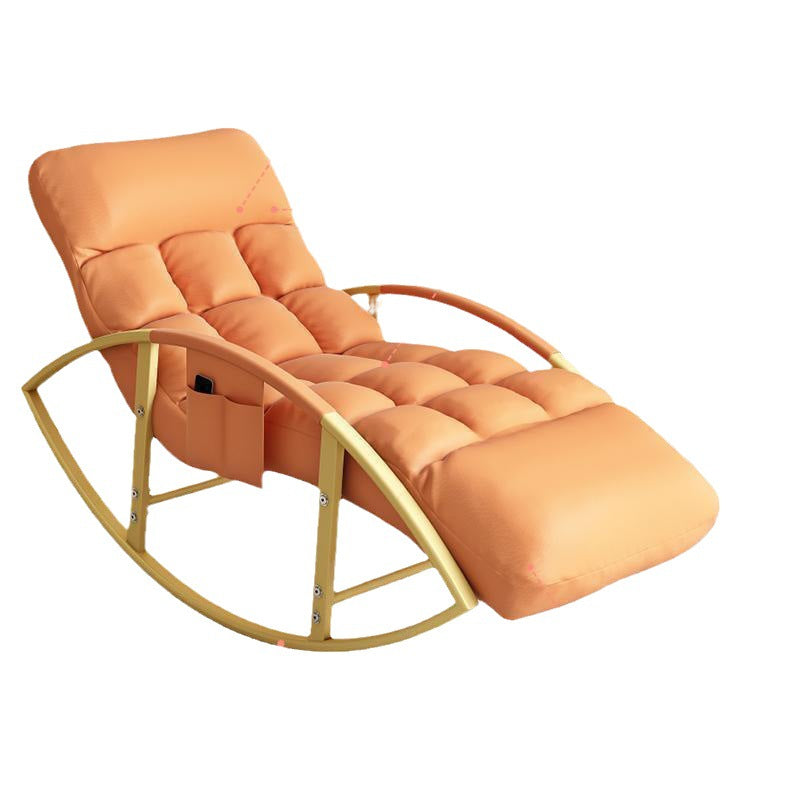 Living Room Light Luxury Rocking Chair Recliner Adult Balcony Home Leisure Chair Foldable Nap Lazy Sofa Rocking Chair