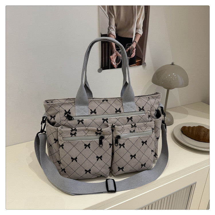 2025Summer New Simple Fashion Underarm Tote Bag This Year's Trendy Retro Commuter Shoulder Bag for Women