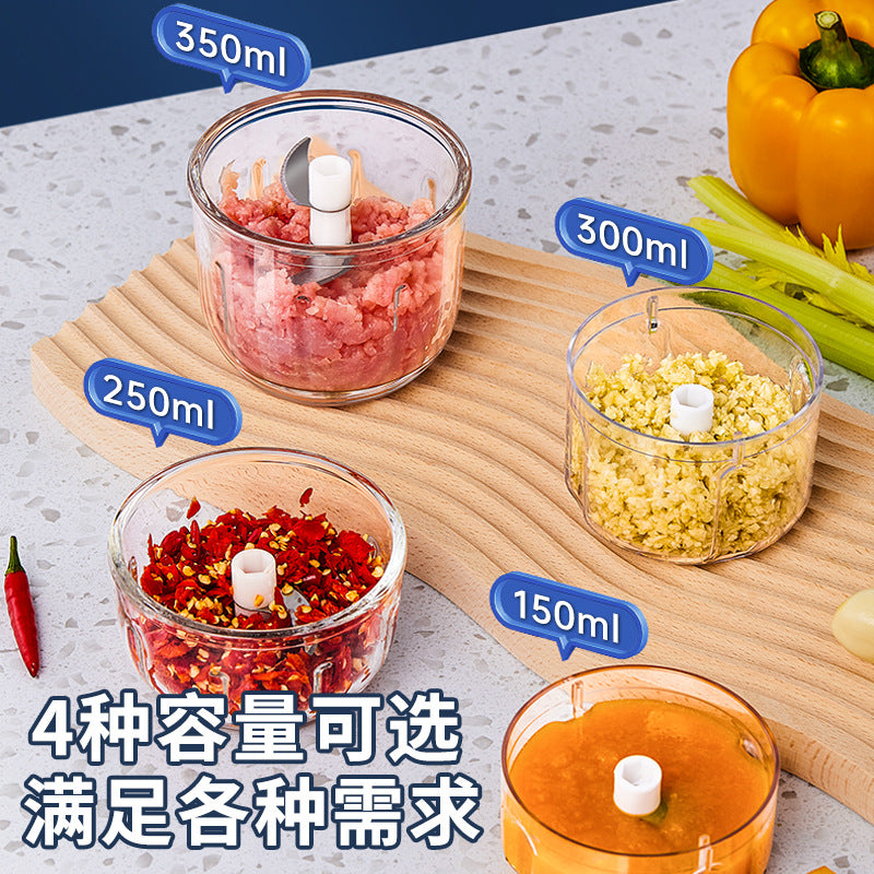 Electric Garlic Masher, Garlic Crusher, Garlic Grinder, Meat Grinder, Garlic Paste Maker, Household Garlic Mincer, Garlic Chopper
