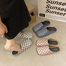 Men's Three-Stripe Slippers2024New Korean Style Outdoor Indoor Home Bathroom Non-Slip Beach Sandals