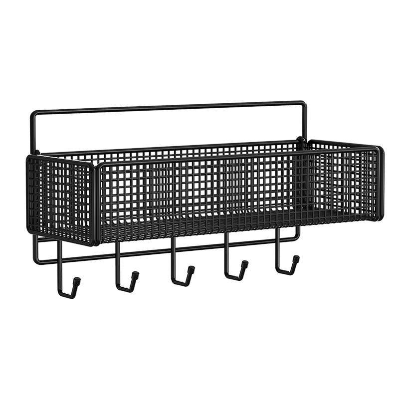 No-Drill Wall-Mounted Storage Rack Dormitory Bedside Storage Basket Dormitory Essentials Wall Hanging Upper Bunk Bed Organizer
