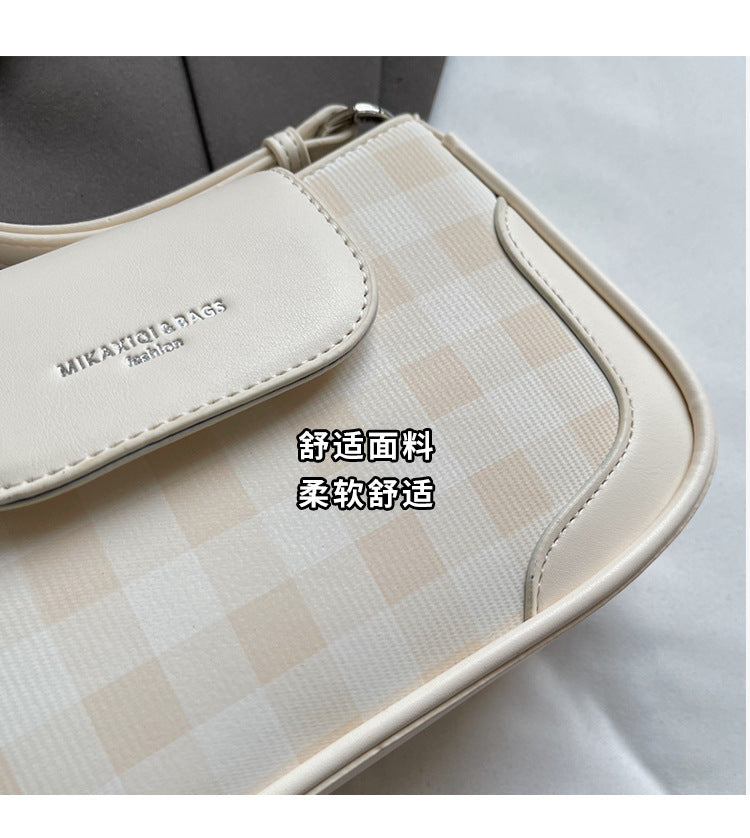 Cross-border high-end trendy underarm bag small square bag for women2025New Handbag Trendy Fashion Versatile Shoulder Bag