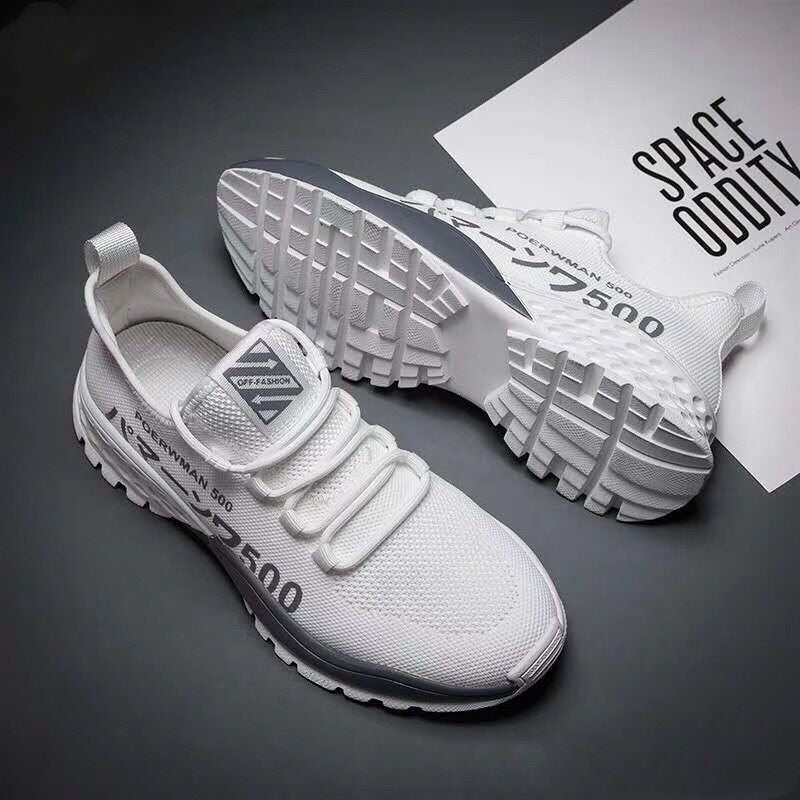 Men's Sneakers2024Spring New Trendy Casual Shoes Running Shoes Couple Shoes Mesh Flyknit Shoes Export