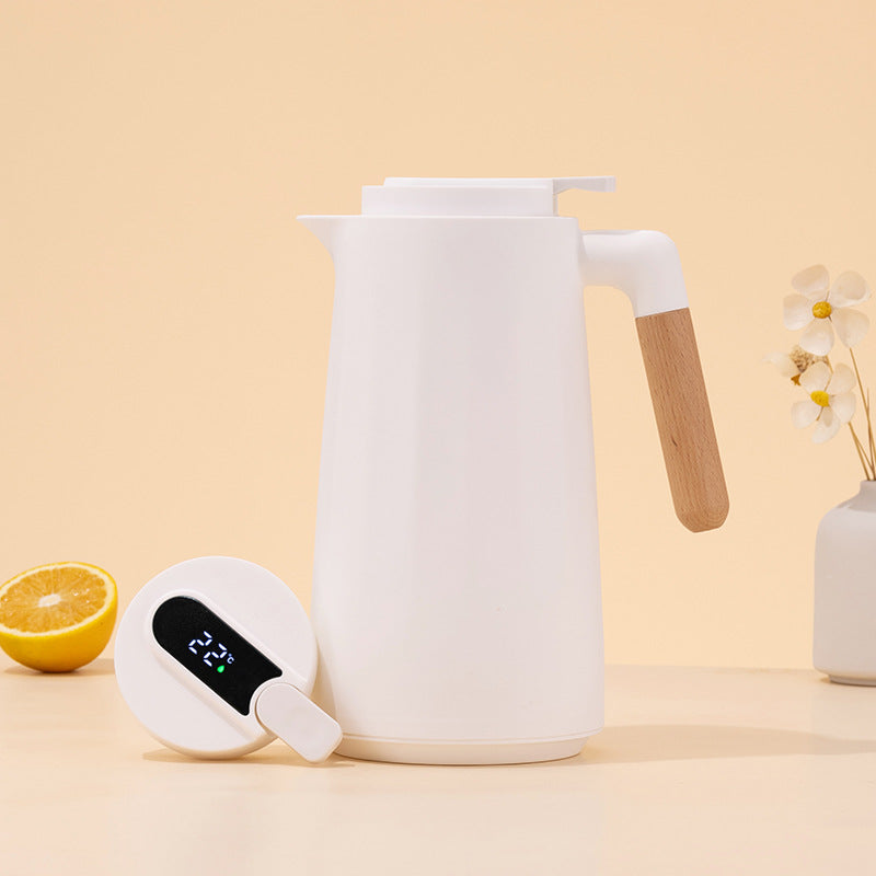 Cross-Border Insulated Kettle Household Glass Inner Liner Warm Kettle Simple Office Coffee Large Capacity Hot Water Kettle Insulated Water Kettle