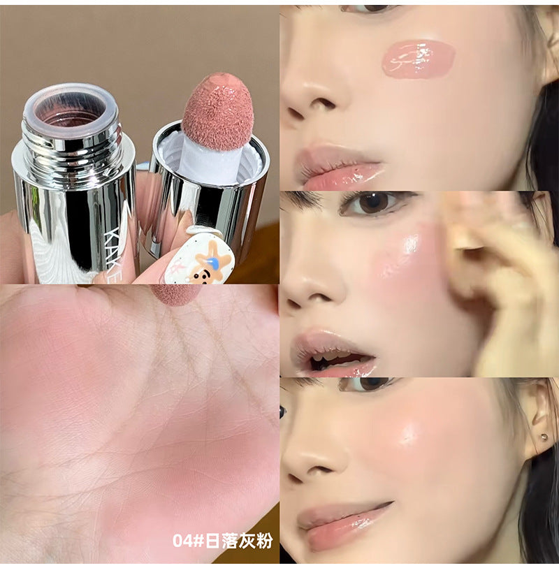 KAKE Velvet Liquid Blush Brightening Natural Korean Style Low Saturation Matte Blush Stick Affordable for Students