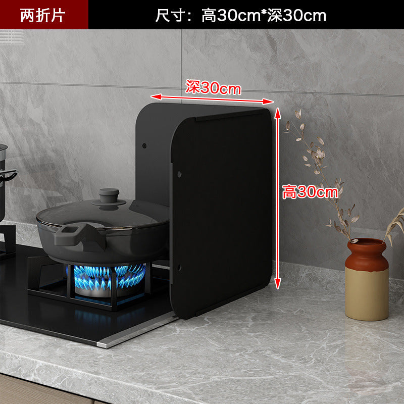 Kitchen Oil-Proof Baffle Stove Gas Stove Heat Insulation Board Foldable Storage Thickened Waterproof Fireproof High-Temperature Oil-Proof Board