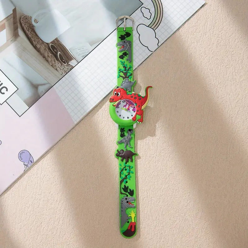 Watch Dinosaur Boys Girls Toddler Silicone Quartz