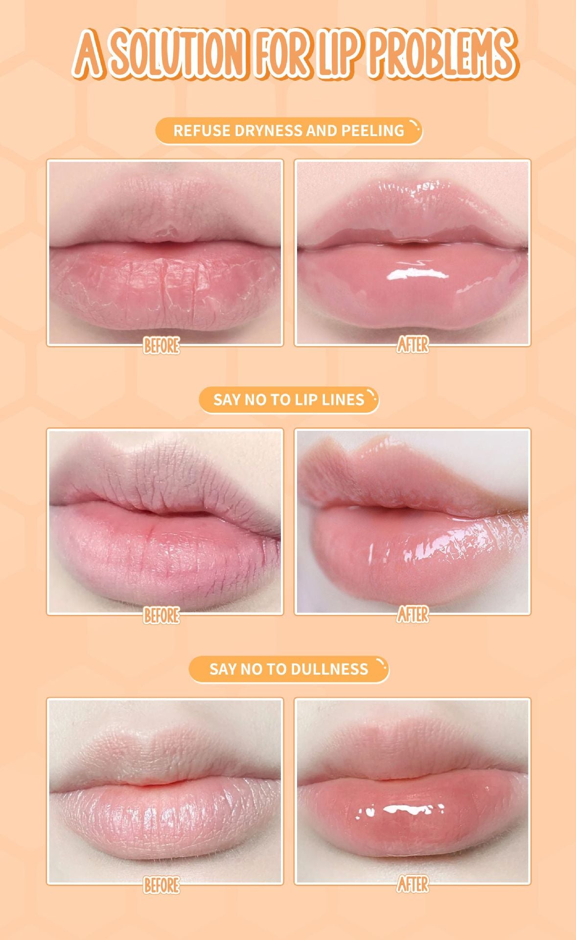 Cross-Border Makeup OLIBOLLA Hydrating Lip Oil Non-Stick Cup Long-Lasting Moisturizing Plumping Lip Gloss Wholesale Honey