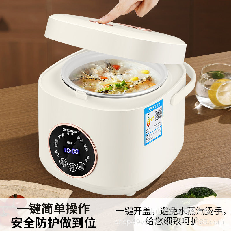 Positive Hemisphere Household Rice Cooker Small Mini1to2People3L Multifunctional Smart Rice Cooker with Reservation and Steaming Wholesale