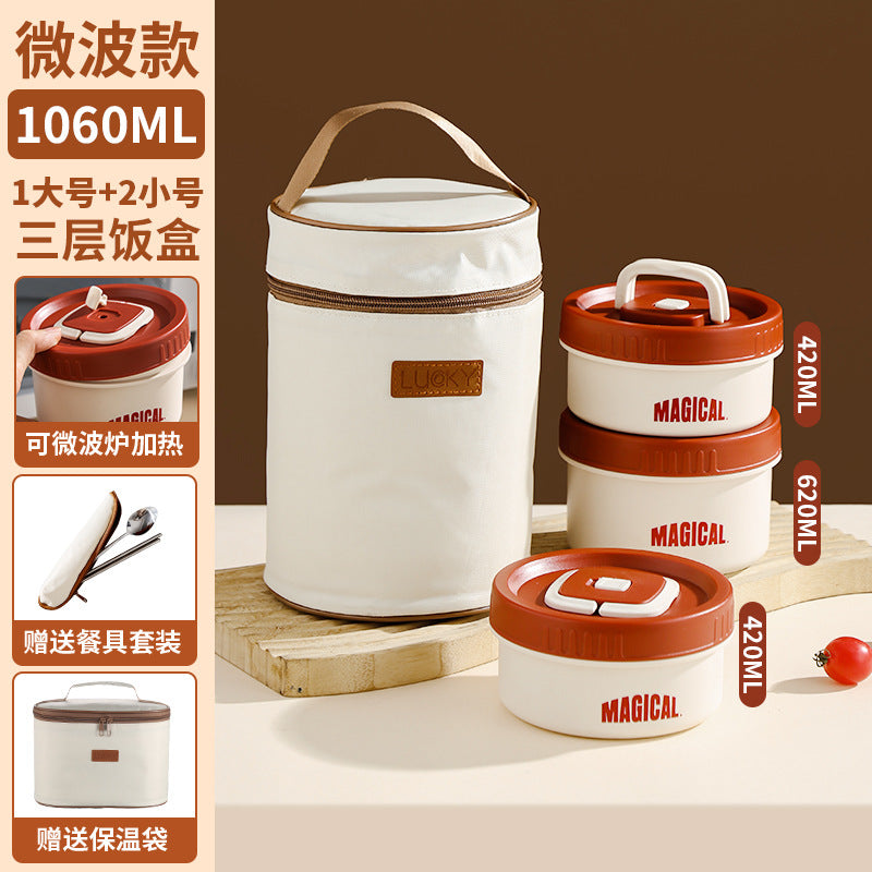 Corporate Annual Meeting Gifts Opening Offer logo Souvenirs for employees and customers lunch boxes bento cutlery gift set