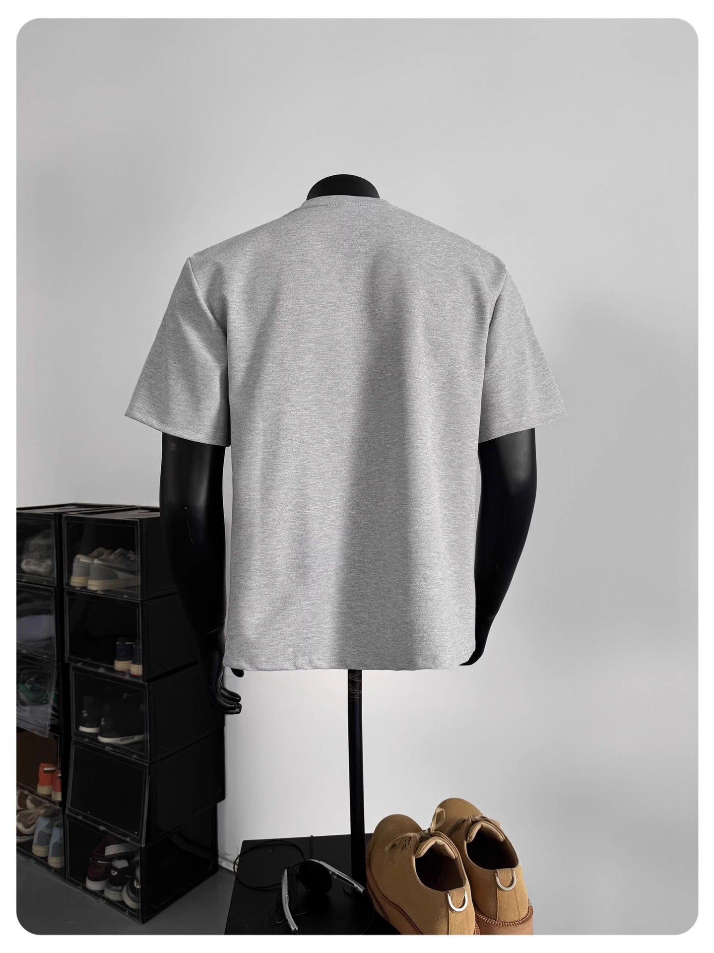Lightning Embroidered Short Sleeve t Men's Summer New Loose American Retro High Street Round Neck Half Sleeve T-Shirt