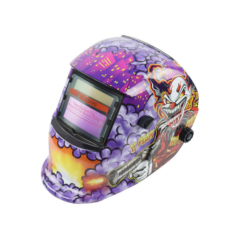 107Solar Automatic Dimming Welding Protective Mask Head-mounted Argon Arc Welding LCD Welder Mask