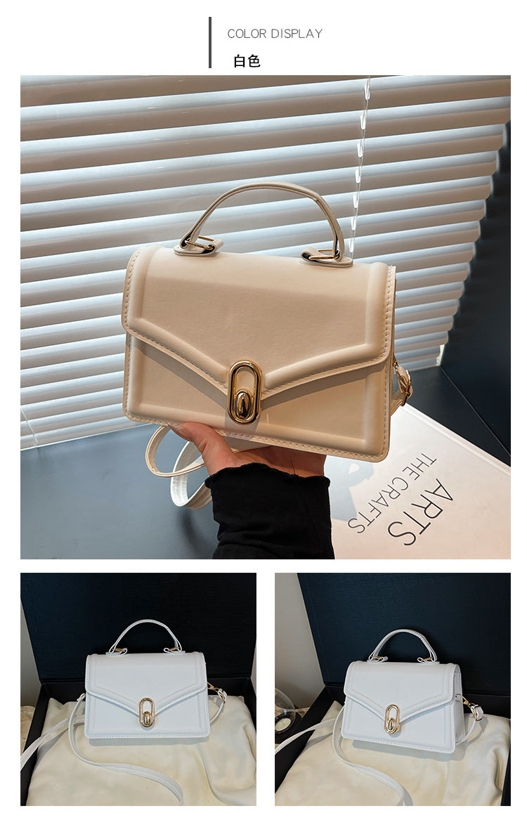 Fashionable and Elegant Small Square Bag2025Summer New Korean Style Niche Casual Commuter Crossbody Bag Trendy Shoulder Bag