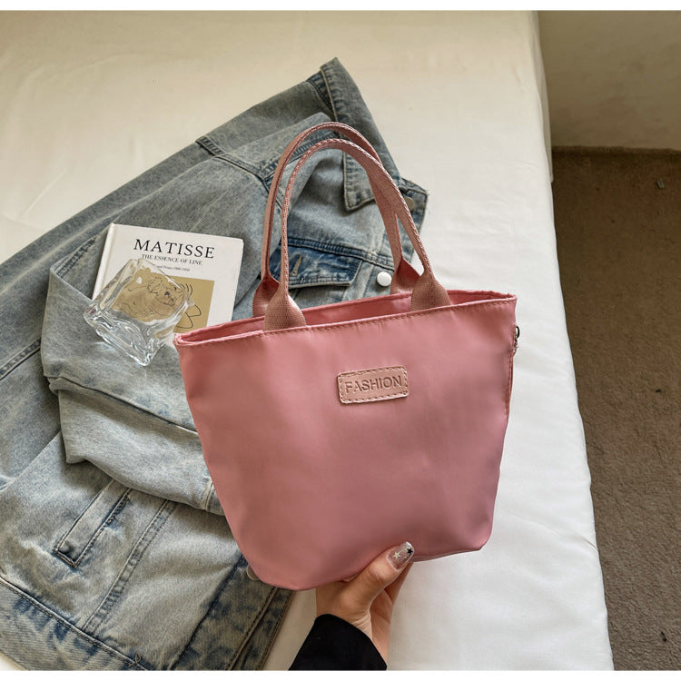 Casual Single Shoulder Crossbody Bag New Model Phone Small Square Bag Versatile Shopping Handbag Lightweight Water-Resistant Nylon Bag
