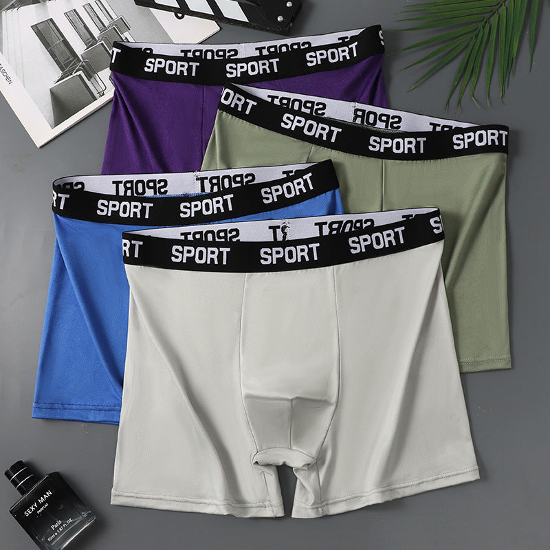 One piece dropshipping sport Men's Sports Underwear Fashionable Comfortable Boxer Briefs Breathable Four-Corner Shorts Wholesale http://detail.1688.com/offer/917246029177.html