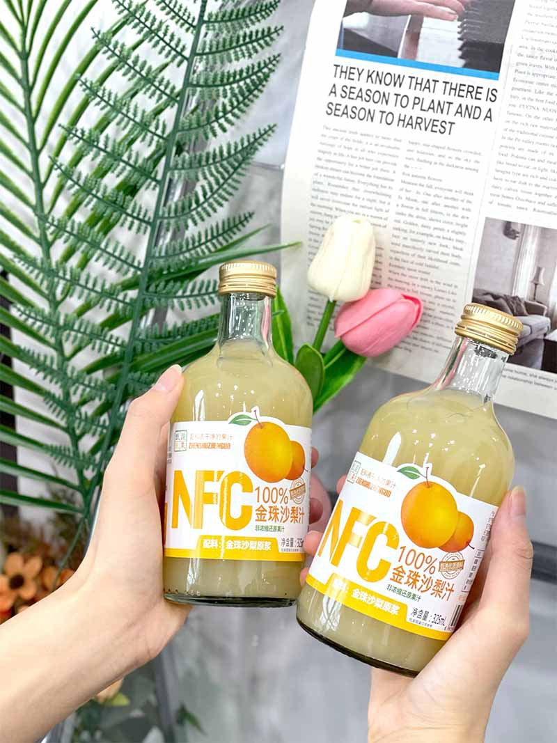 Premium Vegetables and Fruits NFC Juice Apple Juice NFC Pear Juice Golden Pearl Sand Pear Puree Freshly Squeezed Juice4Bottled6Bottled