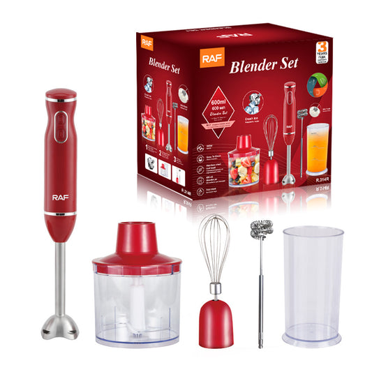 European Standard5Combination1Multifunctional Kitchen Handheld Cooking Stick Baby Food Electric Stirring Stick Milk Juicer Meat Grinder