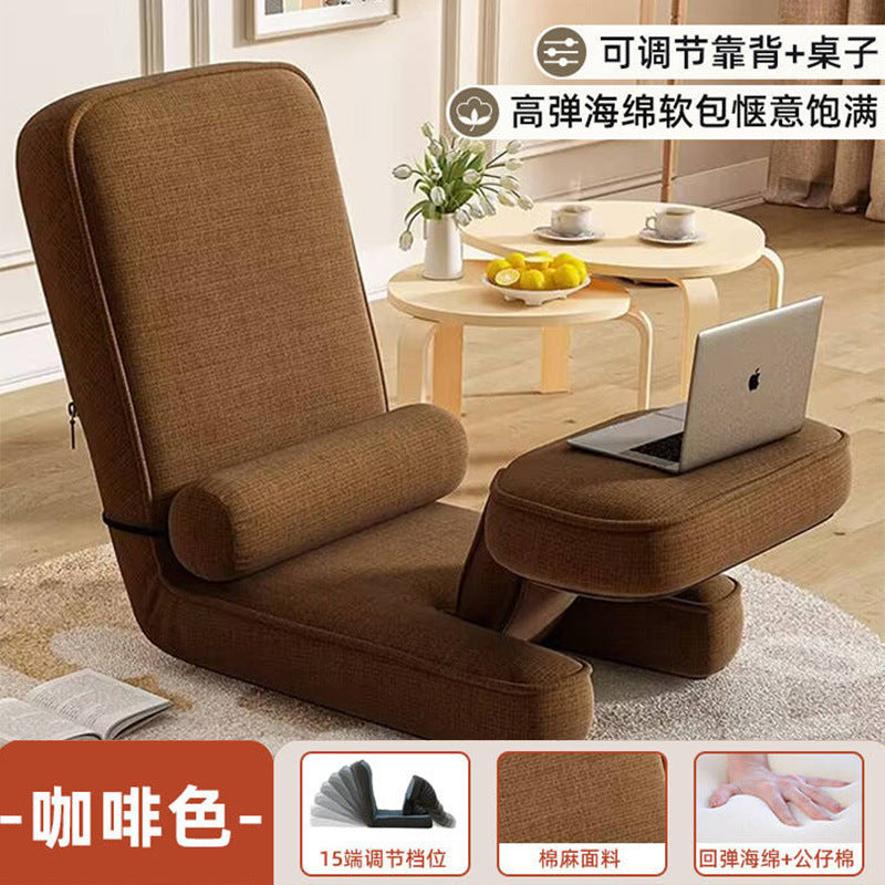 Multifunctional Lazy Sofa Tatami Ergonomic Folding Chair Bedroom Balcony Japanese Style Backrest Chair