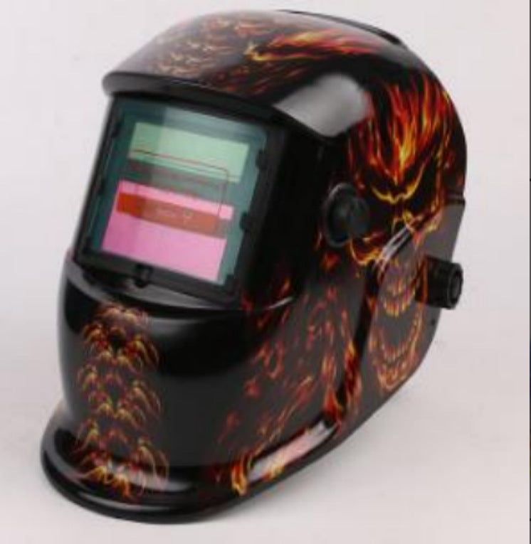 107Solar Automatic Dimming Welding Protective Mask Head-mounted Argon Arc Welding LCD Welder Mask