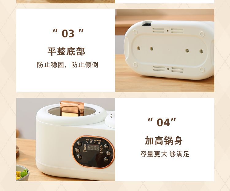 Wholesale Dual Pot Rice Cooker Fully Automatic Multi-Functional Integrated Rice Cooker Hot Pot Steaming Intelligent Reservation Insulation