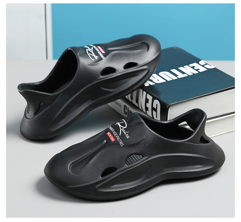 Driving Shoes for Men, Summer New Style Fishing Outdoor Closed-Toe Thick-Soled Non-Slip Odor-Free Sandals for Women