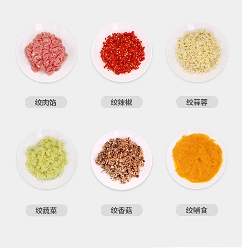Household Electric Meat Grinder Kitchen Convenient Vegetable Chopper Meat Mincer Blender Manufacturer Supply Visual Glass Food Processor