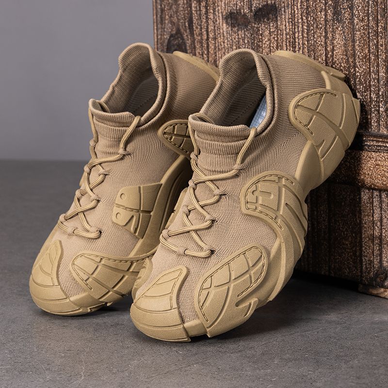 Men's Shoes Summer Breathable Casual Shoes New Cross-border Octopus Thick-soled Shoes Soft-soled Comfortable Sports Shoes Outdoor Hiking