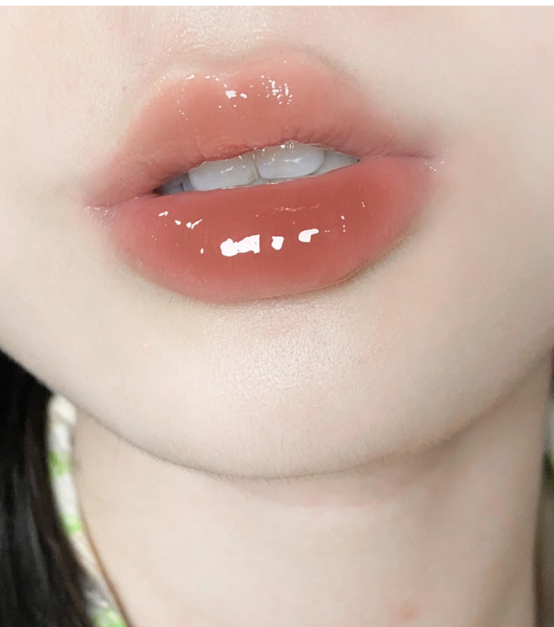 Gege bear Gogo Bear Bowknot Radiant Lip Gloss Hydrating Moisturizing Nourishing Lip Line Reducing Jar Lip Oil