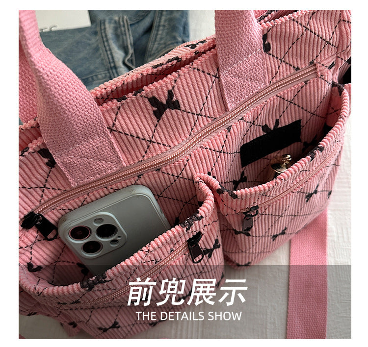 2025Summer New Simple Fashion Underarm Tote Bag This Year's Trendy Retro Commuter Shoulder Bag for Women