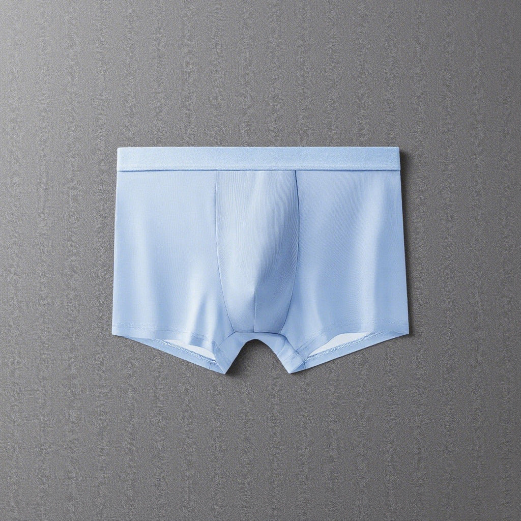 Hot-Selling Men's Ice Silk Underwear Summer Graphene Antibacterial Underwear Men's Knitted Breathable Boxer Briefs Wholesale http://detail.1688.com/offer/706012866736.html
