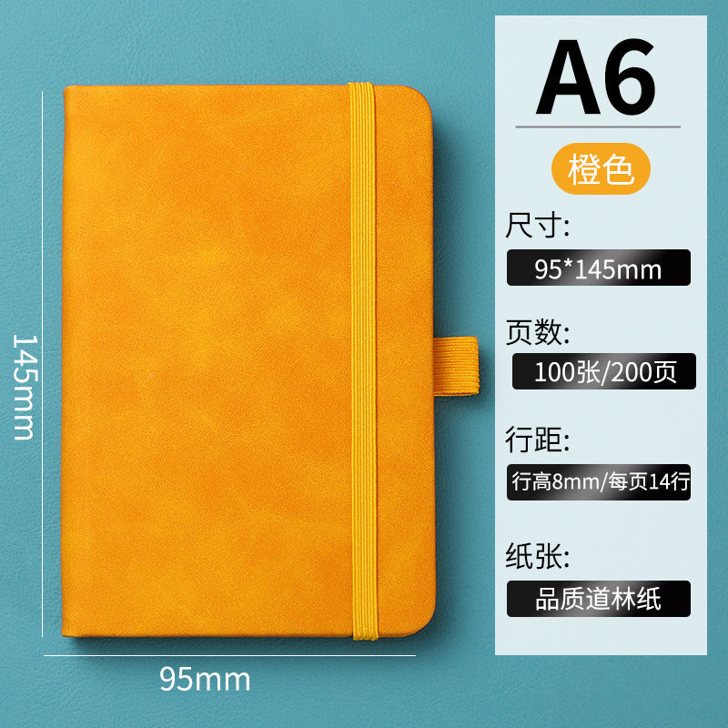 In-stock Cross-border Amazon A6Business Office Notebook Journal Internet Celebrity Planner Student Simple Strap Notebook