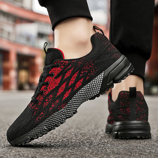 Men's New Low-Top Mesh Shoes Lightweight Comfortable Cushioned Sneakers Outdoor Fashion Versatile Casual Men's Shoes