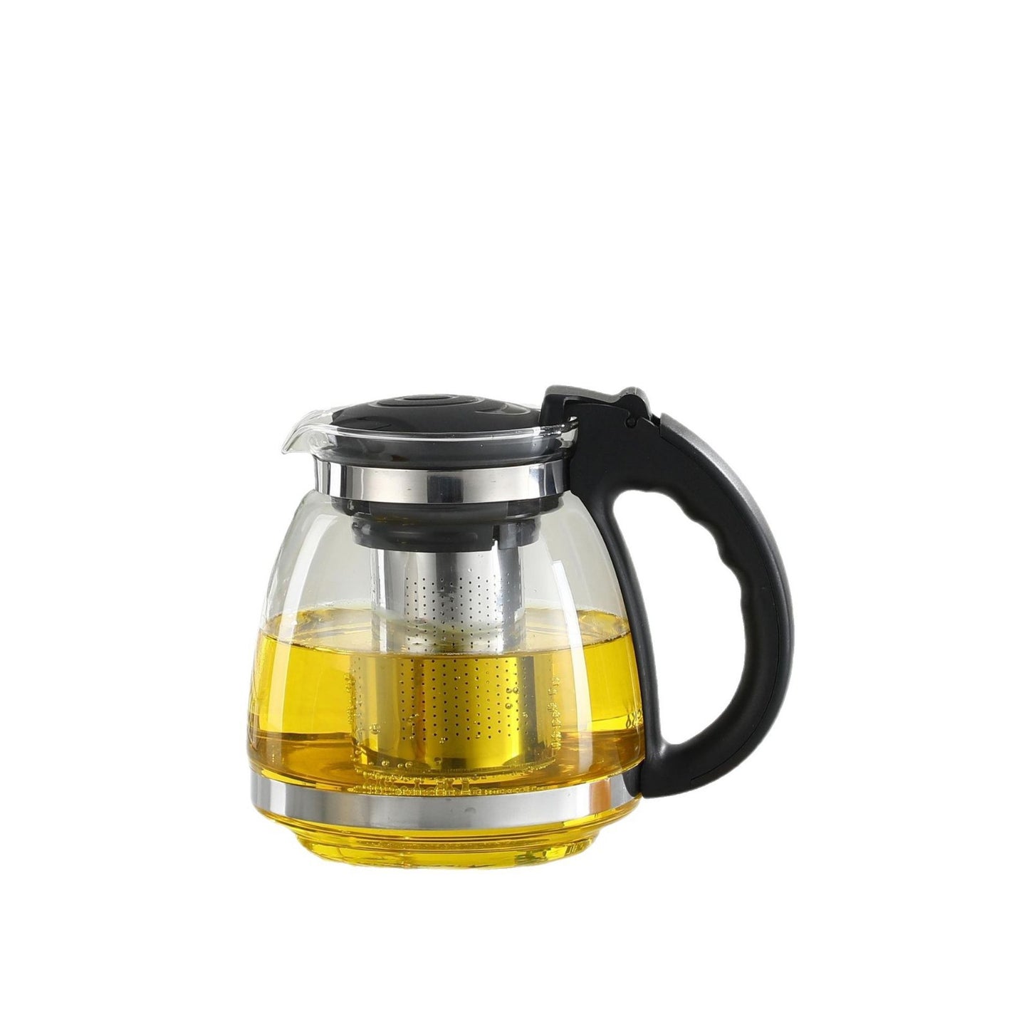 Large Capacity Glass Teapot Kung Fu Tea Brewing Pot Household Kettle Single Pot Heat Resistant Filter Tea Maker Flower Tea Tea Set