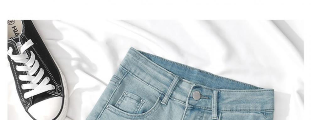 ins Women's Summer Mesh Straight Jeans2025New High-Waisted Slimming Elegant Petite Nine-Point Cigarette Pants