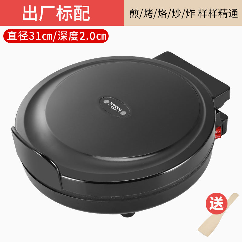 Wholesale Dropshipping Electric Pancake Pan Electric Pancake Stand Household Double-Sided Heating Frying Pancake Pan New Automatic Power-Off Deepened and Enlarged