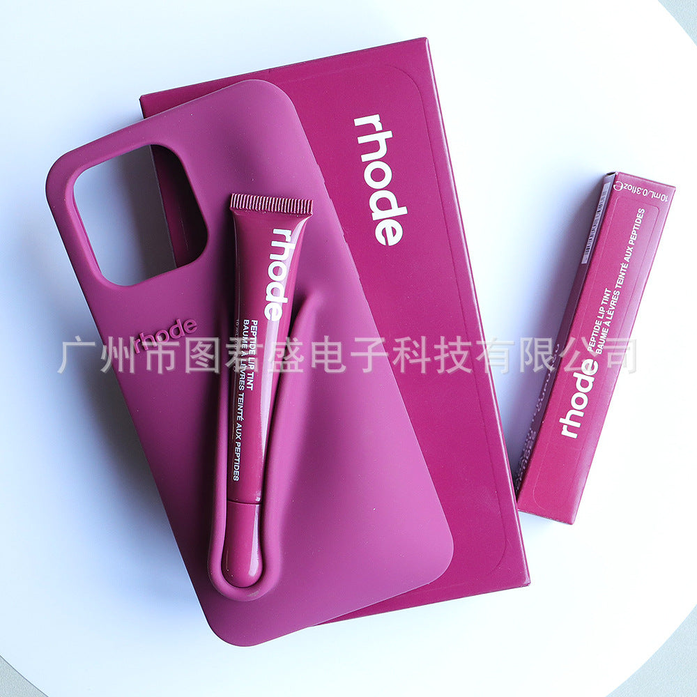 Hayley RHODE Same style high-end version3Set of phone cases, lipstick, and lip gloss boxes2Wholesale Sets
