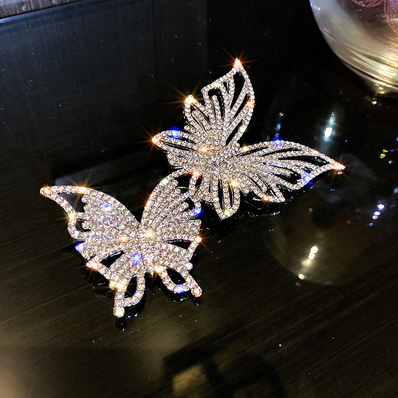 Inlaid Diamond Pearl Digital Flower Brooch French Light Luxury Elegant Pin Fashion Niche High-end Suit Accessory for Women