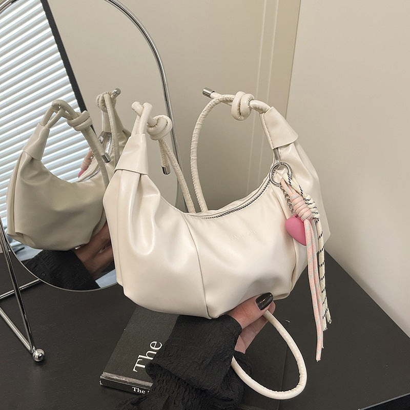 High-end Underarm Bag for Women2025New Trendy Fashion Versatile Casual Single Shoulder Bag Crossbody Dumpling Bag