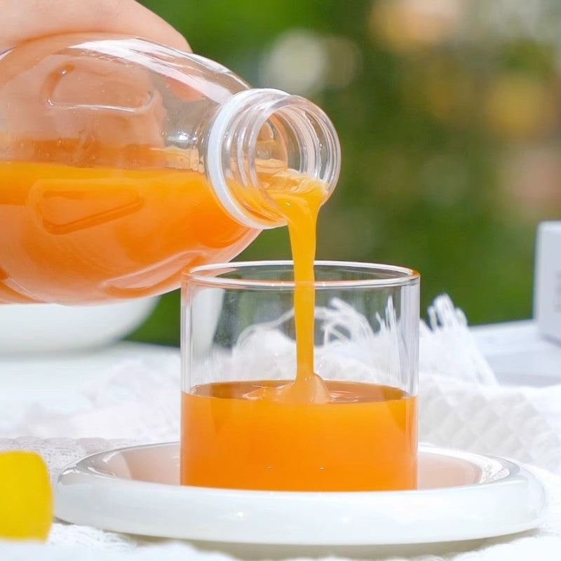 Luhai HPP Quick-frozen Orange Juice Bottled1kg Orange Juice without Fruit Pulp C American Sparkling Water Coffee Milk Tea Ingredients